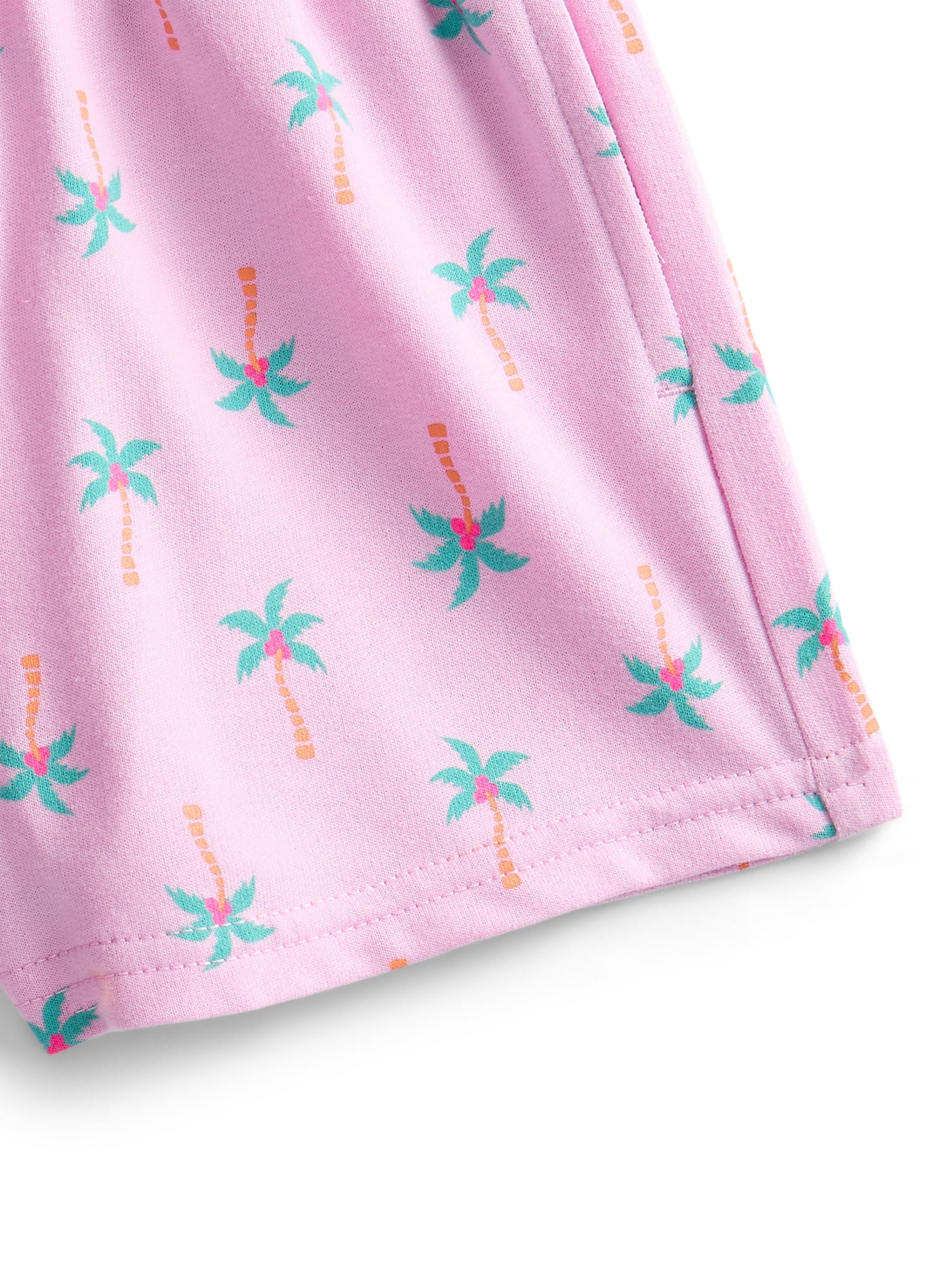 Wonder Nation Toddler Girls Soft Knit Pull On Shorts, Sizes 18M-5T