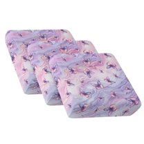 Xixirimido Couch Cushion Covers 3Piece Seat Cushion Cover Stretch Couch Cover Sectional Sofa Slipcovers Furniture Protector, Butterfly & Marble