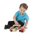 thumbnail image 4 of Melissa & Doug Porte-Voitures De Course En Bois Cap Sur L’Autodrome, 4 of 6