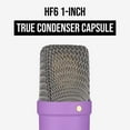 thumbnail image 5 of RØDE NT1 Signature Series Large-Diaphragm Condenser Microphone with Shock Mount, Pop Filter and XLR Cable for Music Production, Vocal Recording, Streaming and Podcasting (Purple), 5 of 6