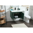 thumbnail image 3 of Elegant Decor Penn 30" MDF Single Bathroom Vanity with Backsplash in Green, 3 of 10