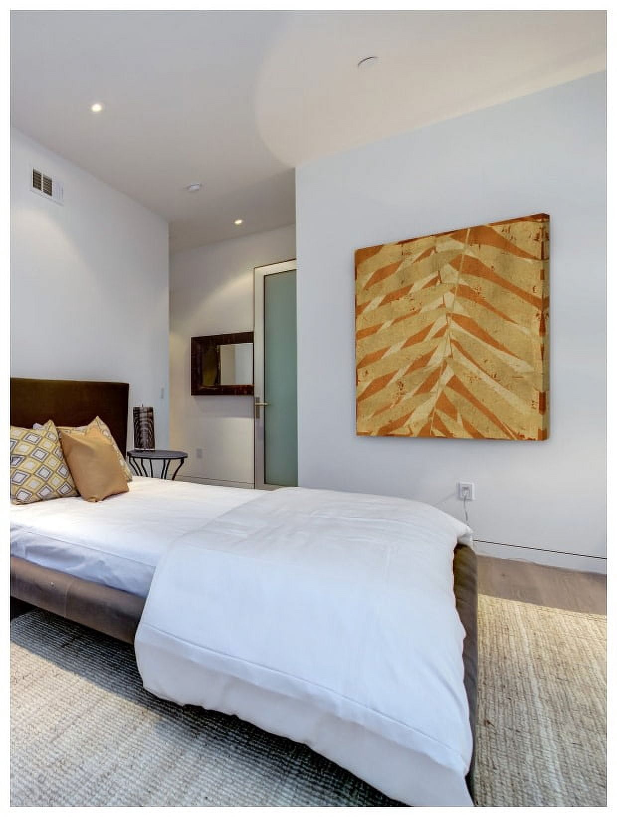 "Palm Fossil I" Painting Print on Wrapped Canvas