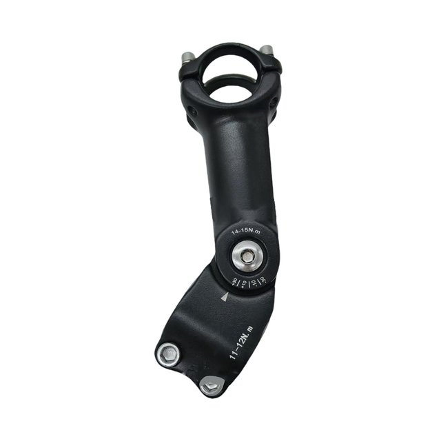 Potencia de bicicleta de montaña, pieza de fácil instalación, potencia de manillar de bicicleta de ángulo ajustable Extensión de 11 cm