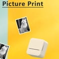 thumbnail image 3 of Mini Sticker Printer Portable Thermal Printer Inkless Pocket Photo Printer Bluetooth for Learning Assistance Scrapbook C, 3 of 8