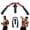 Red, variant on AbahubFit Twister Arm Exerciser, 22-440LBS Hydraulic Power Chest Expander, Adjustable Home Gym Equipment for Arms Shoulders & Chest Strength Training