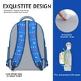 thumbnail image 5 of Tractor Print Waterproof Backpack - Ergonomic Student Bookbag with Breathable Mesh Straps, Organized Storage for Daily Use, 5 of 6