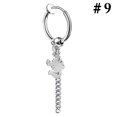 thumbnail image 3 of Non Piercing Earring Unisex Fashion Clip on Earring Dangle Hoop Earring, 3 of 10