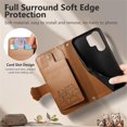 thumbnail image 6 of For Samsung Galaxy S26 Ultra 5G Case Cat Pattern Buckle Zipper Wallet  5-card  Flip Wallet Leather With Card Holder Magnetic Closure Phone Cases Cover With Shoulder Strap and Wrist Strap,Brown, 6 of 11
