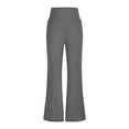thumbnail image 4 of Wiyuqeen Yoga Flare Leggings for Women High Waist Stretchy Gym Workout Pants Solid Slim Fit Leggings Summer Activewear for Women, 4 of 6