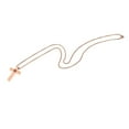thumbnail image 4 of Cross Pendant Necklace Simple Design Exquisite Ornament Stylish Cross Charms for Rose gold, 4 of 9