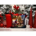 thumbnail image 2 of Carolines Treasures DAC4114PW1414 14 x 14 in. German Shepherd & Santa Claus Throw Pillow, 2 of 6