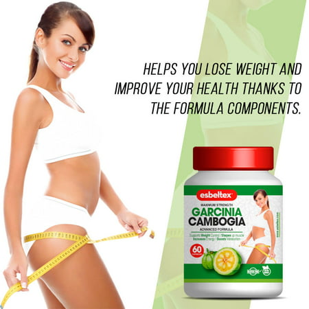 Esbeltex Garcinia Cambogia Natural Weight Loss Dietary Supplement. Garcinia Extract, Chromium and Caffeine Promote Fat Burning and Metabolism Acceleration. 60 (Best Fat Burning Foods In India)