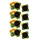 thumbnail image 1 of 40 paquetes de objetivos de 8 pulgadas, rango de , accesorios de objetivos de 40 piezas de 8 pulgadas shamjiam Blancos de tiro autoadhesivos, 1 of 8