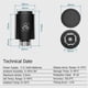 thumbnail image 5 of Tuya ZigBee Smart Radiator Actuator TRV Programmable Thermostatic Radiator Valve App Remote Tempera, 5 of 5