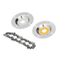 thumbnail image 2 of Chainsaw Blade, Wear Resistant Angle Grinder Chain Disc 7 Teeth High Efficiency  For Cutting For Shaping Orange Card, 2 of 8