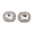 thumbnail image 4 of facefd Rhinestone Shoe Clips Wedding Buckle Shoe Decorations Crystal DIY Bride Shoe Decorative Charms White, 4 of 9