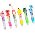 thumbnail image 3 of Bolígrafo HNSYYF multicolor 4 en 1 para niños bonitos, paquete de 60 con diseño de animales, 3 of 7