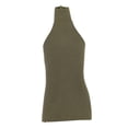 thumbnail image 3 of Vestido ajustado sin mangas para cosplay, informal, corto, de 12 pulgadas, escala 1/6 Verde, 3 of 9