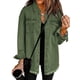 thumbnail image 1 of Chaqueta Vaquera Oversize para Mujer, Camisas Vaqueras Casuales de Larga, Chaqueta Vaquera Desgastada, Conjuntos de 2026. Verde M, 1 of 9