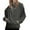 Grey, variant on 2025 New Women's Solid Color Half Zip Up Fleece Hooded Sweatshirt, Long Sleeve Oversized Pullover with Drop Shoulder and Pocket, Casual Comfort Wear for Daily Life and Outdoor Activities Black L