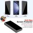 thumbnail image 2 of Funda de teléfono YQODSZ para Samsung Galaxy Z Fold 5 5G Privacy S Pen, 2 of 7