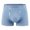 Blue, variant on Men's Breathable 5A Antibacterial Traceless Large Flat Corner Underwear Pants, XL, Blue