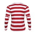 thumbnail image 3 of Purcoar Fashion Men's Casual Striped T-Shirt, 3 of 5