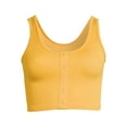 thumbnail image 3 of No Boundaries Juniors' Seamless Henley Bra, 3 of 5