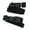 Black, variant on Dalidasy 2pcs Shirt Stays Belt Adjustable Shirts Holder with Buckle and Common Style for Men ( Black )