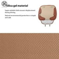 thumbnail image 6 of Luxtrada Car Seat Cushion 1PC Breathable Car Interior Seat Cover Cushion Pad Mat for Auto Supplies Office Chair with PU Leather (Gray), 6 of 7