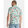 thumbnail image 3 of Mickey Mouse Men's and Big Men's Madness Graphic Button Up Shirt, Sizes S-3XL, 3 of 5