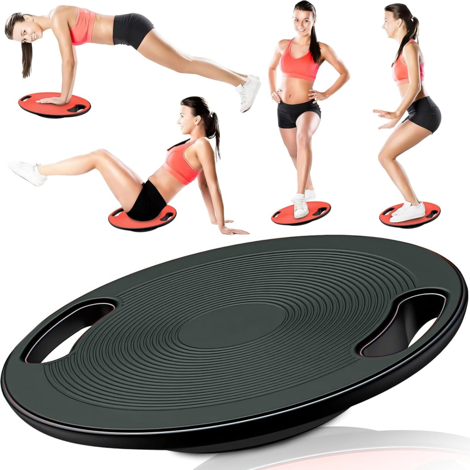 Planche équilibre Bois Planche D'équilibre Deluxe - Entraînement Gyroscopique Pour Améliorer Coordination Et Stabilité | Board Bascule Physiothérapie Stretch Board