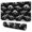 Black Dinosaurs Skeleton, variant on Long Mouse Pads for Desk,Black Dinosaurs Space Surfing Pattern Desk Mats on Top Of Desks, Desk Mouse Pad Extra Large with 3mm Non-Slip Base and Stitched Edge for Gaming,Office,Work,Home 31.5"x11.8"