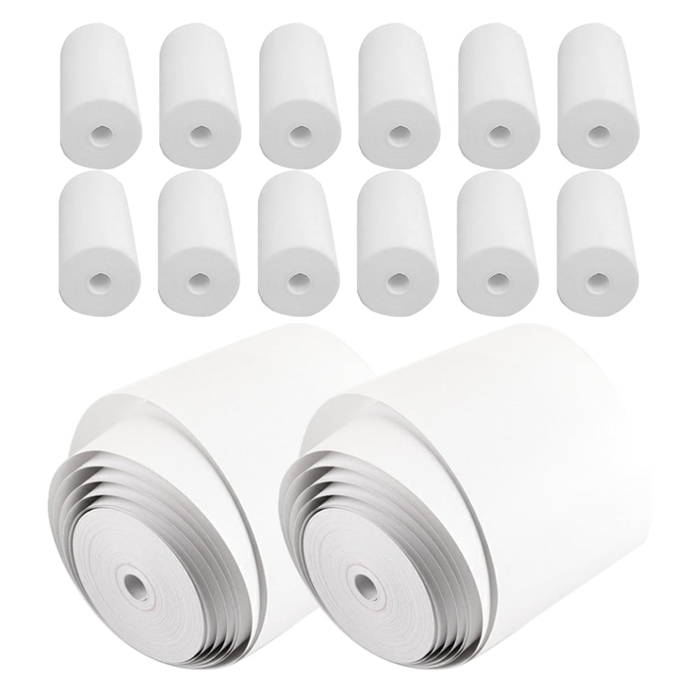 WORGEOUS  20 Rolls Fluorescent Decoration Filler Thermal Paper