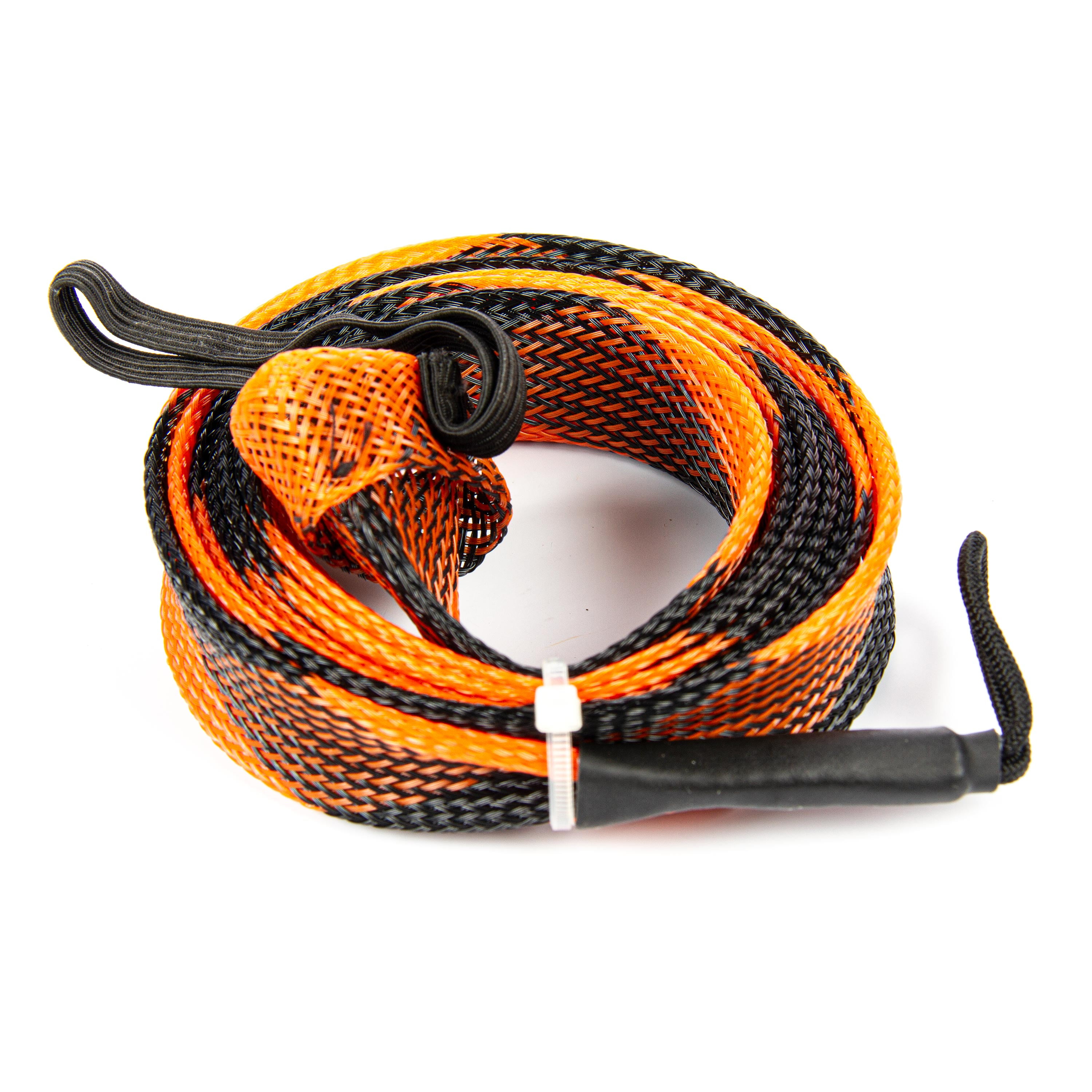 Ozark Trail Baitcast Fishing Rod Sock Cover, Orange and Black