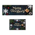 thumbnail image 2 of FastXmas 2 Pcs Christmas Kitchen Rugs And Mats Floor Decorations Xmas Non-Slip Backing Mat Merry Christmas Kitchen Door Ornaments Ant Fatigue Kitchen Rug Sets With Runner Xmas Decor for Floor Pathway, 2 of 2