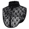 thumbnail image 2 of Penkiiy Retro Women's Detachable Lace Ruffles Fake Collar Shirt – Trendy Fashion Essentials, Adjustable & Versatile Blouse Accessory, 2 of 4