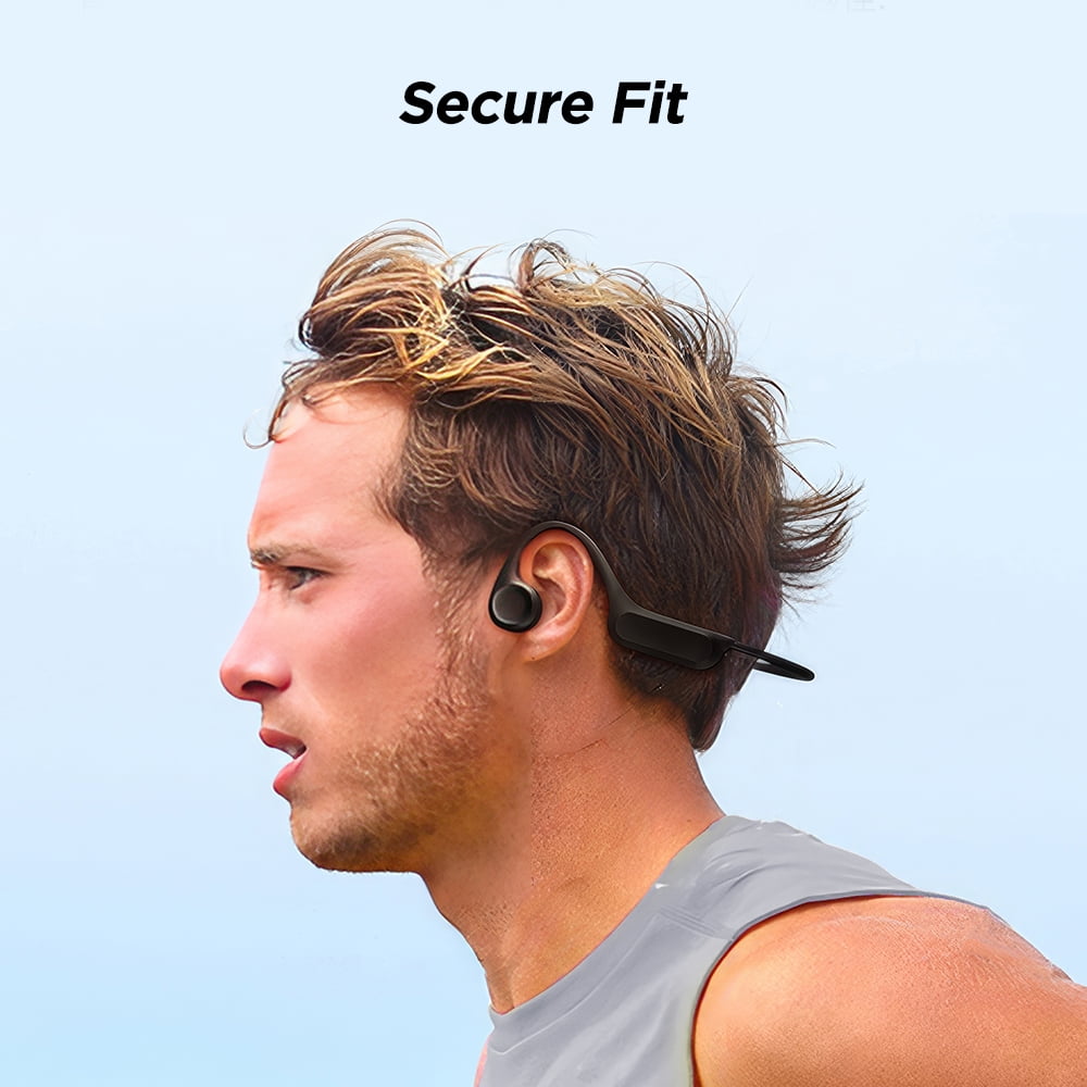 PEPWELL Bone Conduction Headphones Bluetooth 5.4 Open Ear Headphones with Mic, Premium Loud Sound 10Hrs Playtime Bluetooth Headphones, IPX6 Waterproof Sports Headset for Running, Cycling, Walking