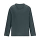 thumbnail image 5 of pstuiky manga larga para hombre, Camiseta de manga larga con cuello en V para hombre, color liso, a la moda Tops de talla grande para hombre xxl, 5 of 6