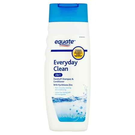 Equate Everyday Clean Dandruff Relief 2 in 1 Shampoo Plus Conditioner, 13.5 fl oz