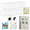 20, variant on 50-pack 2x2 Inch Square Photo Frames DIY Fridge Whiteboard Decor