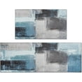 thumbnail image 1 of Bule Kitchen Mats for Floor Set of 2,Farmhouse Mats for Kitchen Floor, Comfort Standing Vintage Kitchen Rugs and Mat, Non-Slip Rug, 17'''' X 47'''' + 17'''' X 30'''', 1 of 1