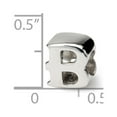thumbnail image 3 of Fancy Bead White Sterling Silver B Alphabet & Numbers 8.18 mm, 3 of 3