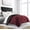 Burgundy/Black, variant on Sleep Restoration Down Alternative Comforter, Oversized, Reversible, King/Cal King, Navy/Sleet