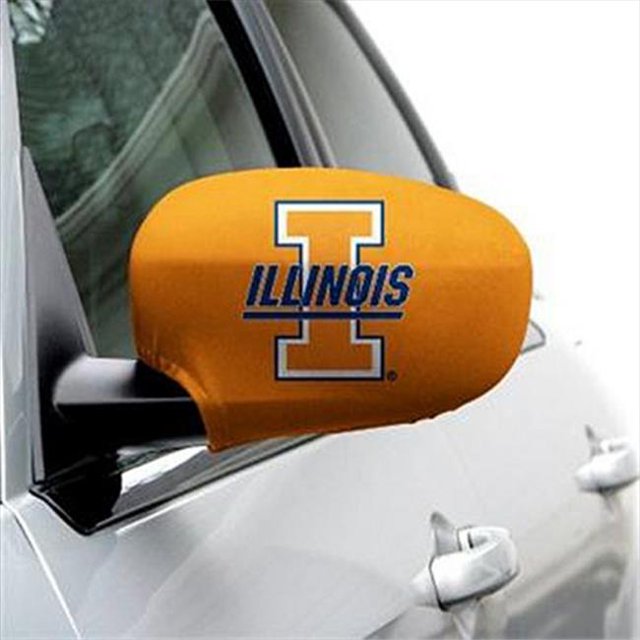 Greenlight Side Styles Mirror Covers - Large, Illinois Fighting Illini