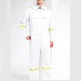 thumbnail image 4 of Men's Work Coveralls， Durable Polyester Zip-Front Jumpsuit with Reflective Stripes and Utility Pockets， for Mechanic Welding Shop, 4 of 6