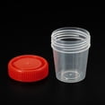 thumbnail image 4 of Unique Bargains 50mL Échantillon Tasses Échantillon Récipients Fuite Preuve Bouchon à Vis pour Labo Maison Rouge 4 Pack, 4 of 6