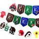 thumbnail image 4 of Vajilla desechable con temática de Rugby, suministros de fútbol americano, fiesta de cumpleaños deportiva, fiesta individual masculina, decoración de Ceremonia de Baby Shower, 4 of 5