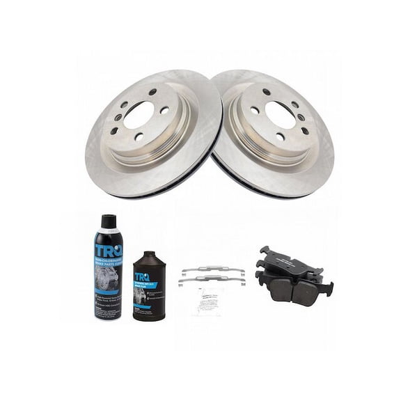 Rear Brake Pad and Rotor Kit - Compatible with 2018 - 2020 BMW X2 2019