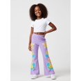 thumbnail image 5 of Girls Flare Pants, AI Digital Print Bell Bottoms,All-Season Sizes 3-13Y, 5 of 6